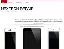 Tablet Screenshot of nextechrepair.com